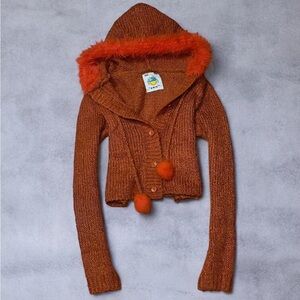 UNIF Fuku cardigan- orange